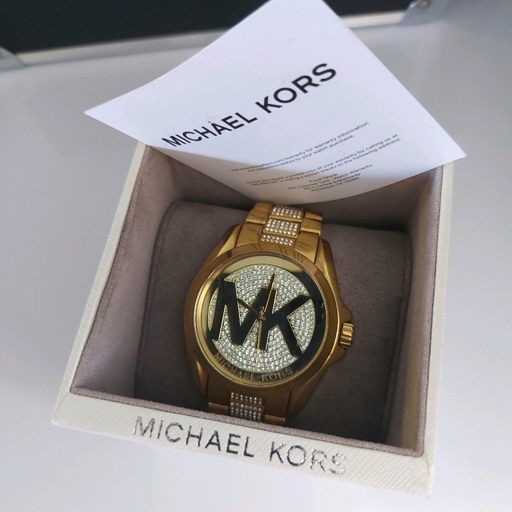 Micheal kors diamond filled watch